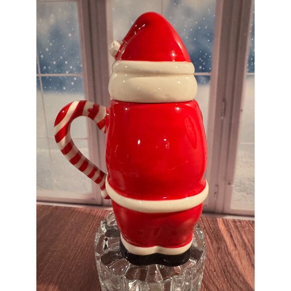 🎄 Temptations Santa & Snowman Tall Lidded Mugs – Perfect for Hot Chocolate! - Picture 6 of 16
